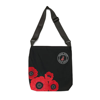 Tulips Adjustable Large Crossbody/Tote Bag