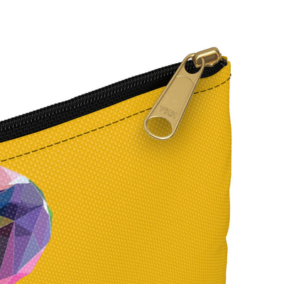 Diva Bear Yellow Accessory Pouch