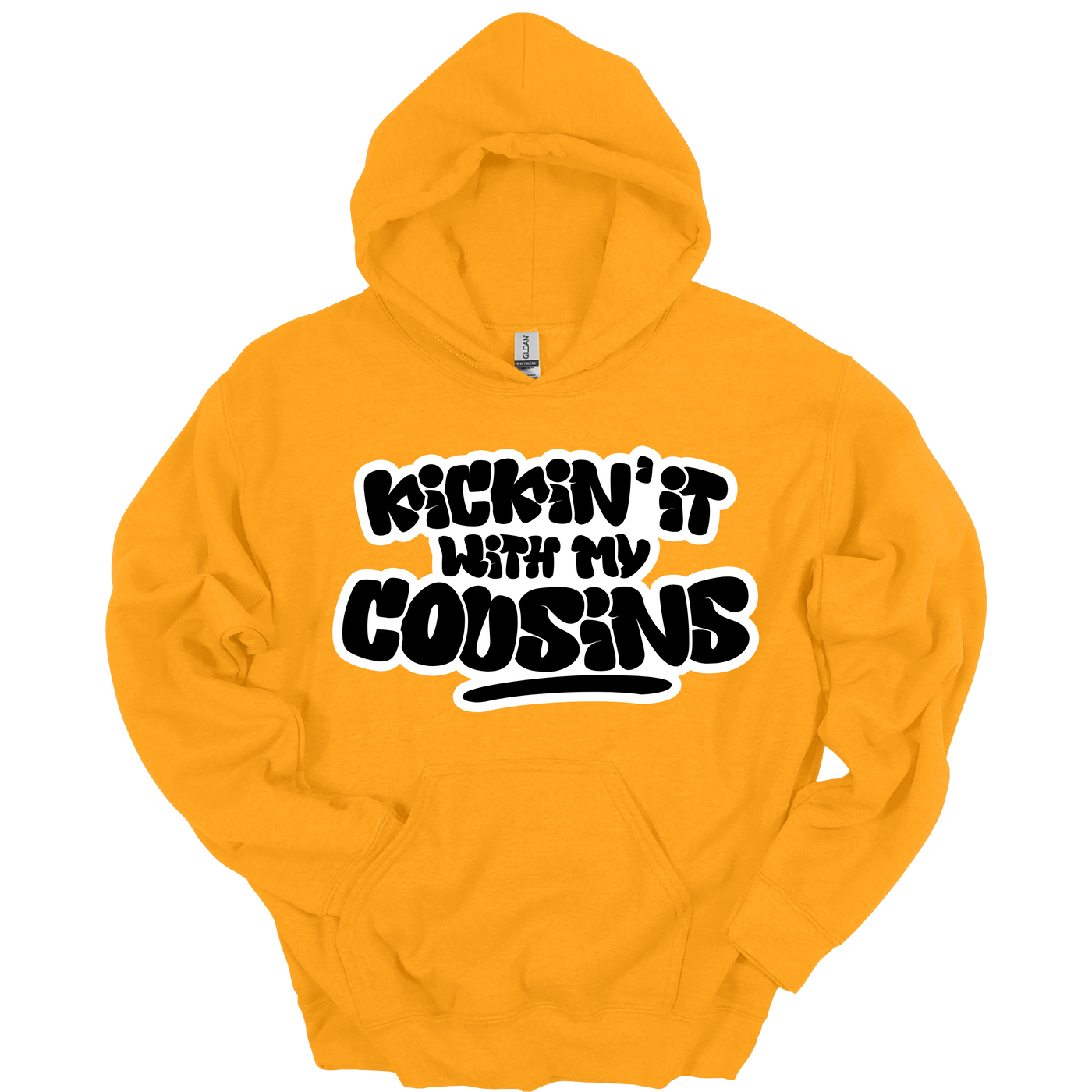 Kickin’ It With My Cousins Hoodie (Black Print Edition)