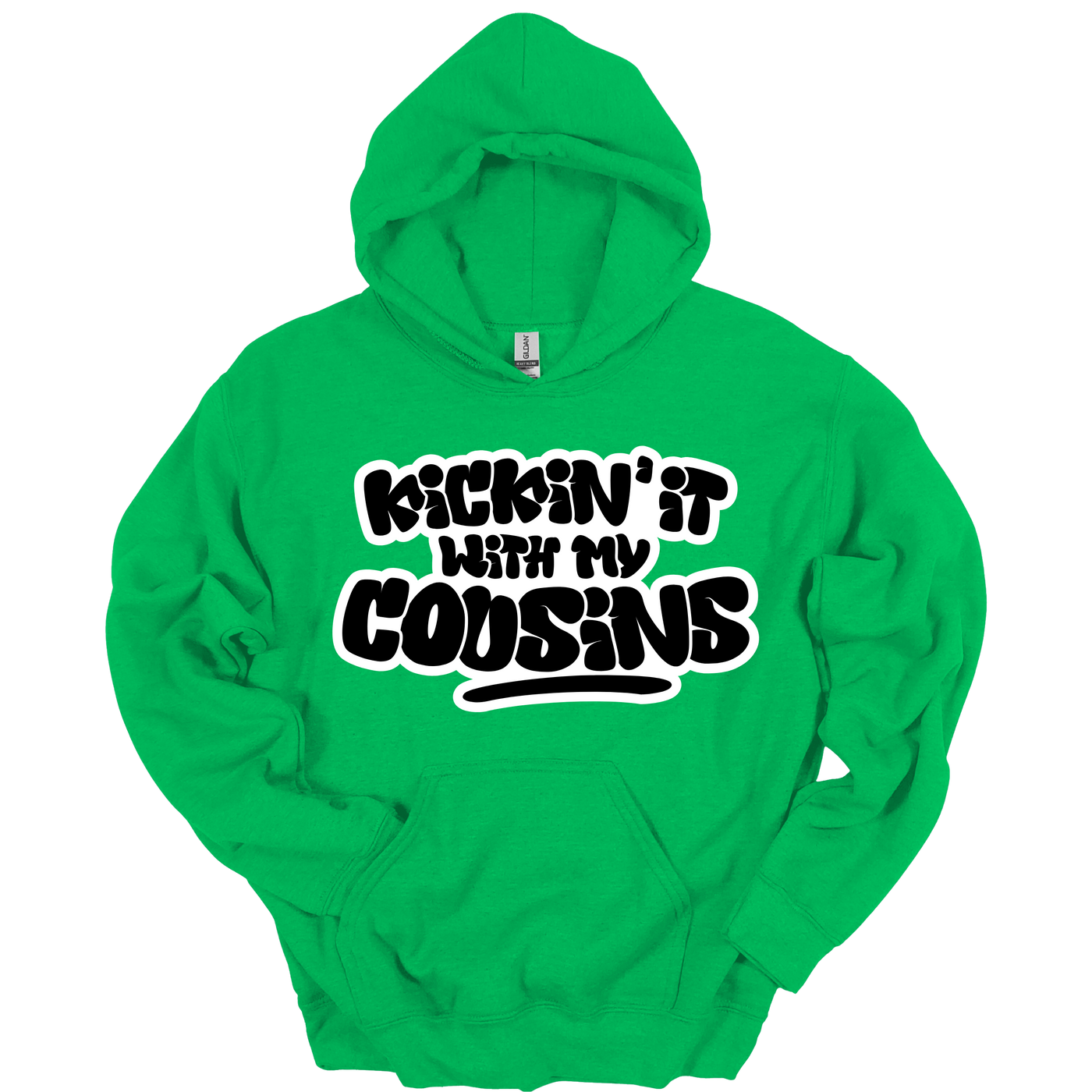 Kickin’ It With My Cousins Hoodie (Black Print Edition)