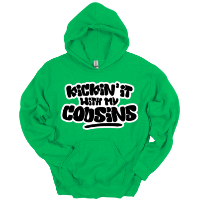 Kickin’ It With My Cousins Hoodie (Black Print Edition)