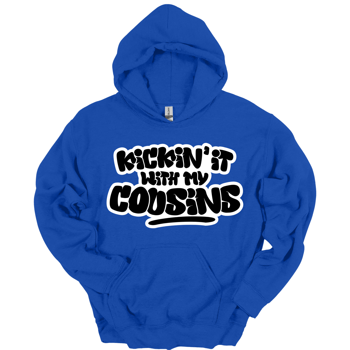 Kickin’ It With My Cousins Hoodie (Black Print Edition)
