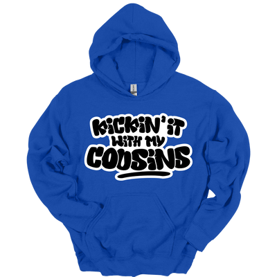 Kickin’ It With My Cousins Hoodie (Black Print Edition)