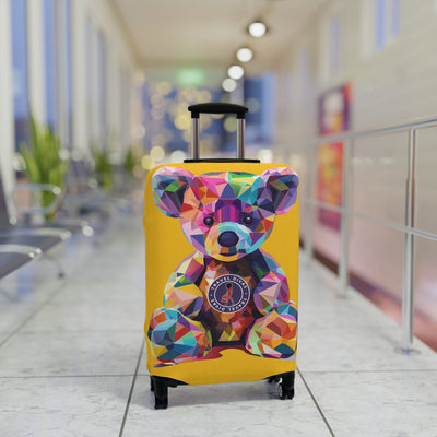 Diva Bear Yellow Luggage Cover