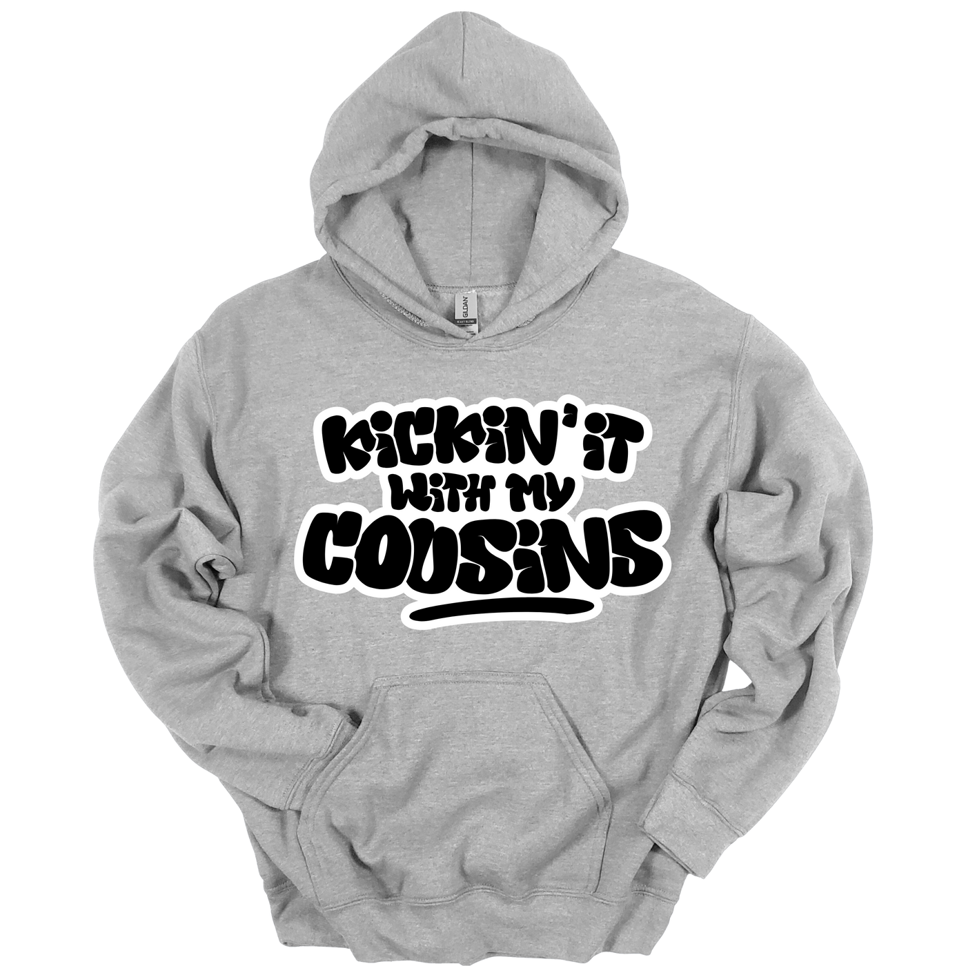 Kickin’ It With My Cousins Hoodie (Black Print Edition)
