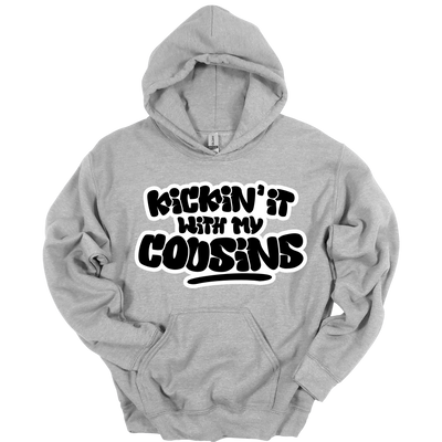 Kickin’ It With My Cousins Hoodie (Black Print Edition)