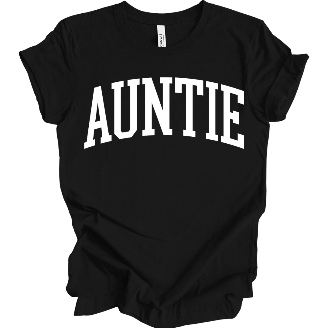 The Auntie T-Shirt - (White Print Edition)