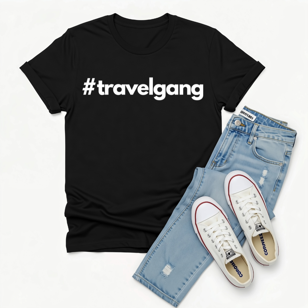 Travel Gang Short Sleeve Shirt Black