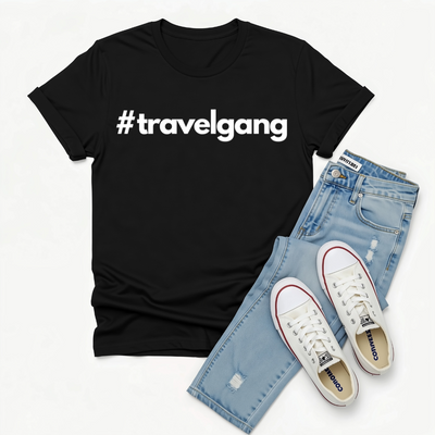 Travel Gang Short Sleeve Shirt Black