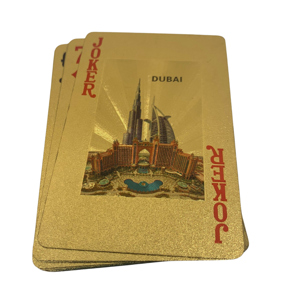 24K Gold Foil Dubai Cards – Travel Divas Online Store
