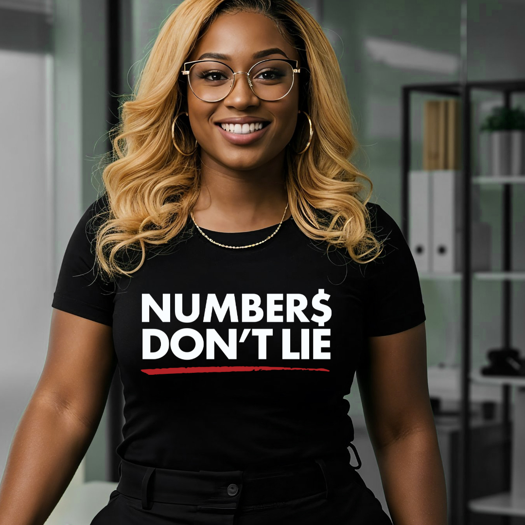 Numbers Don't Lie Unisex T-Shirt - Black