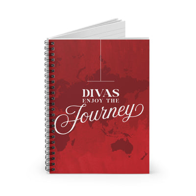 Divas Enjoy the Journey Notebook - Ruled Line