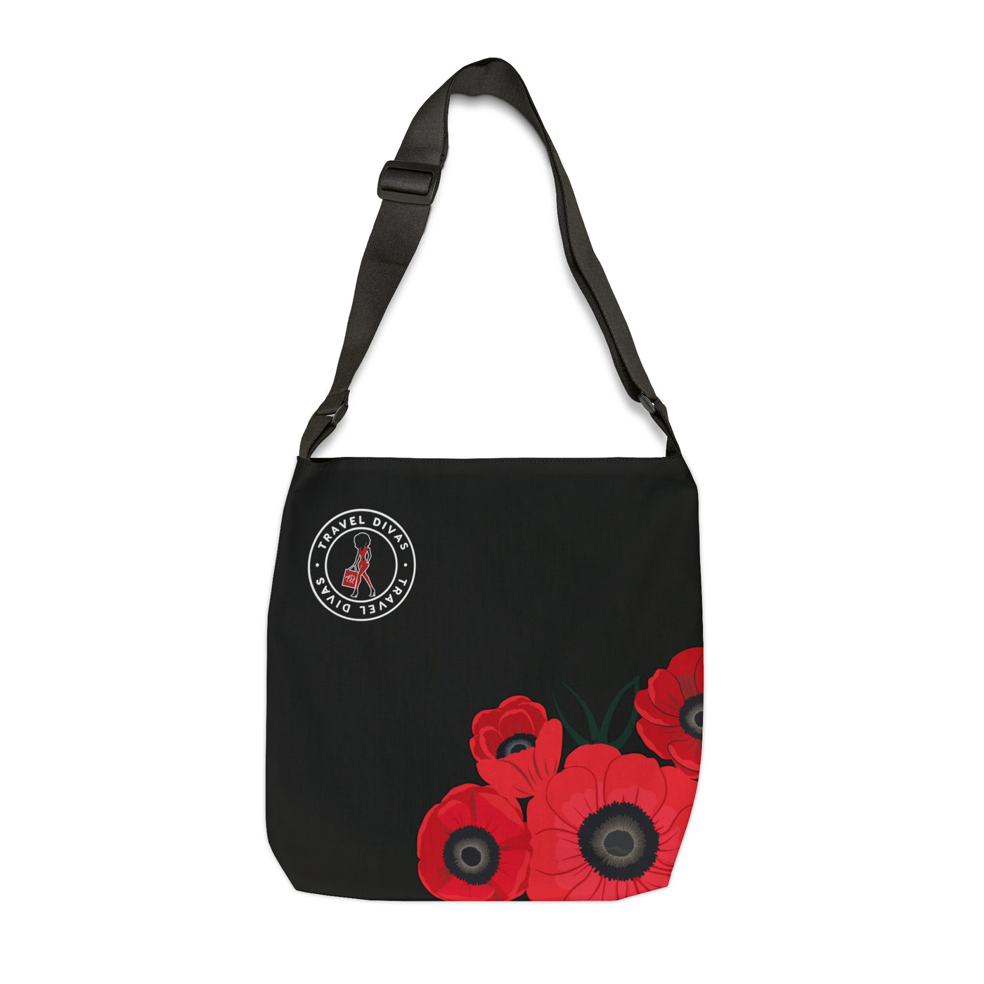 Tulips Adjustable Large Crossbody/Tote Bag