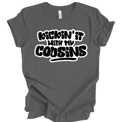 Kickin’ It With My Cousins T-Shirt (Black Print Edition)