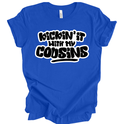 Kickin’ It With My Cousins T-Shirt (Black Print Edition)