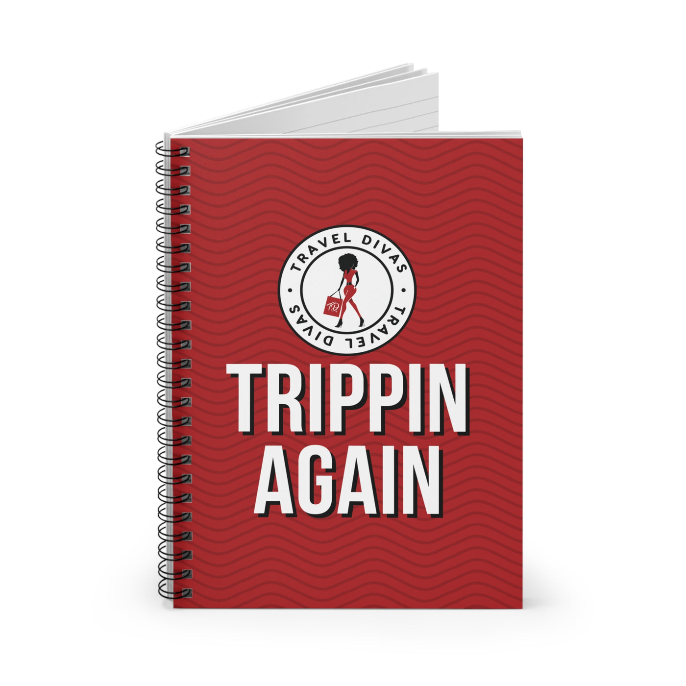 Trippin Again Spiral Notebook - Ruled Line