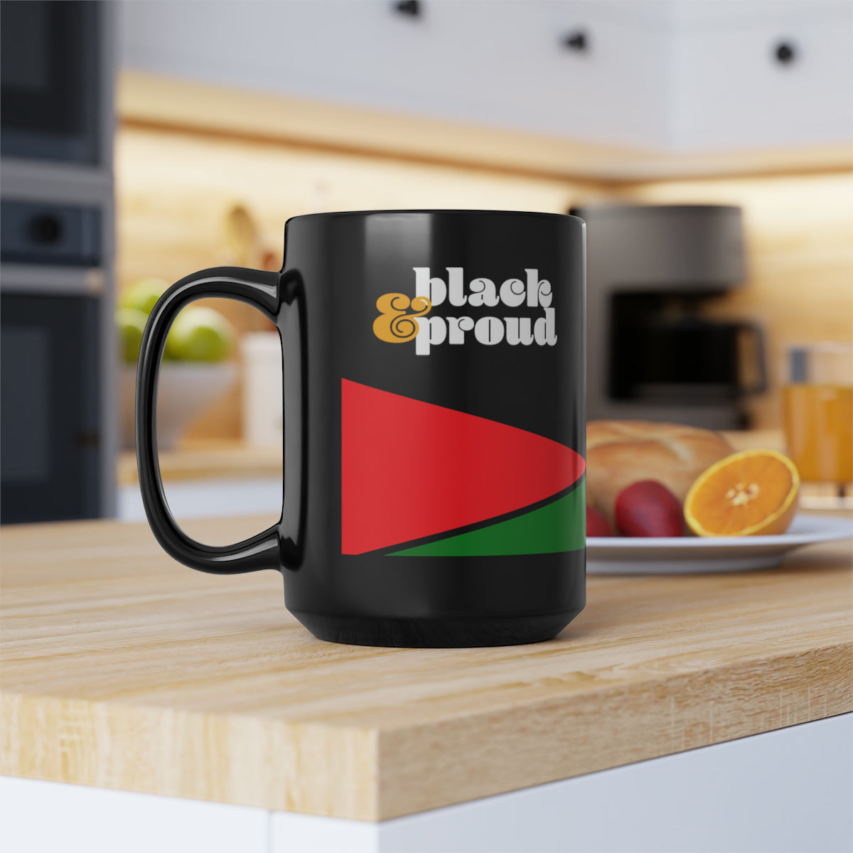 Black & Proud Coffee Mug - Black