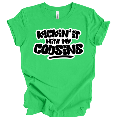 Kickin’ It With My Cousins T-Shirt (Black Print Edition)