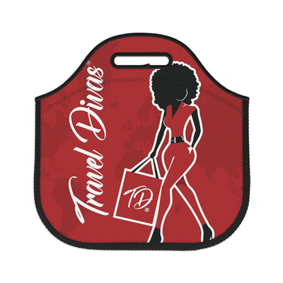 Travel Divas Logo Neoprene Lunch Bag