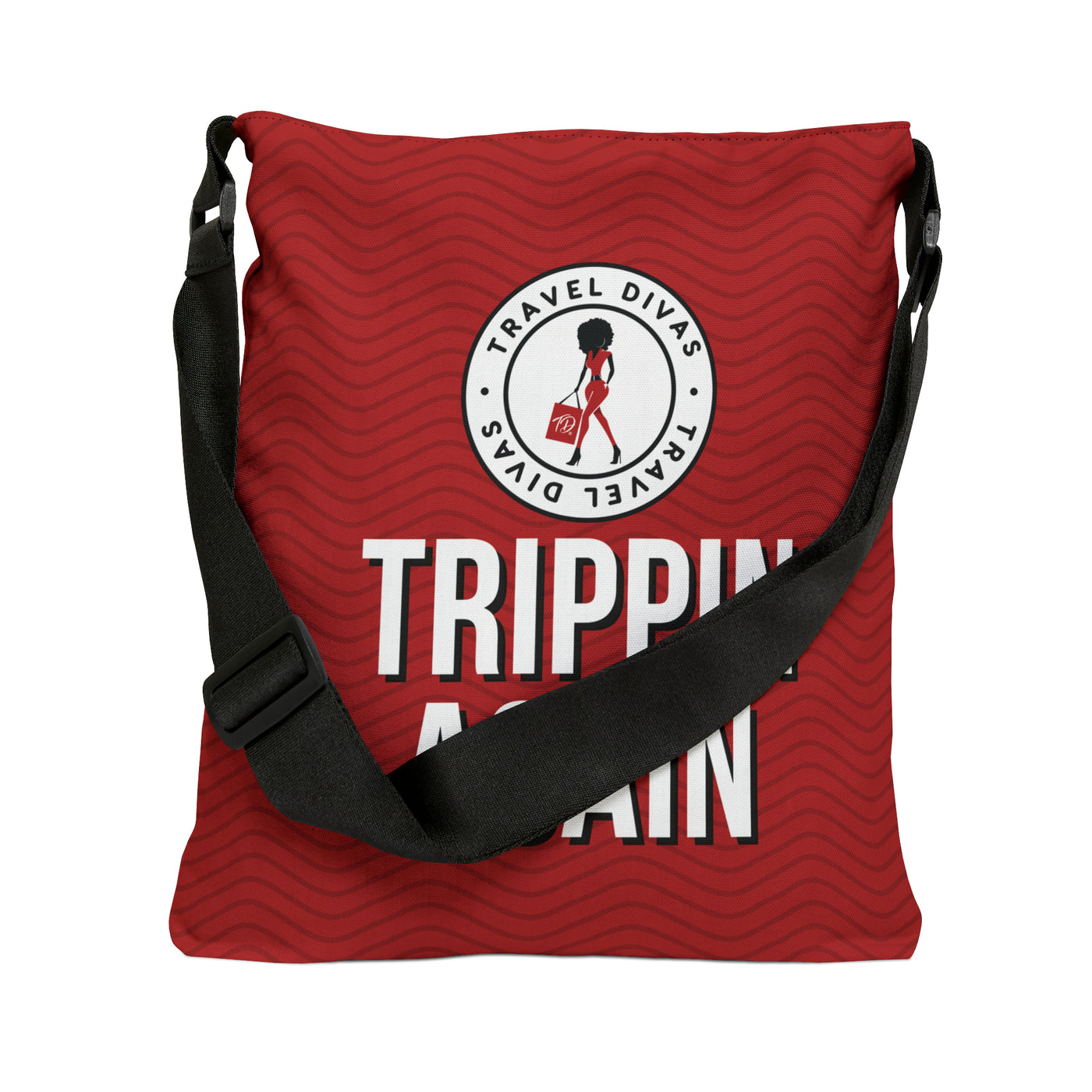 Trippin Again Adjustable Large Crossbody/Tote Bag