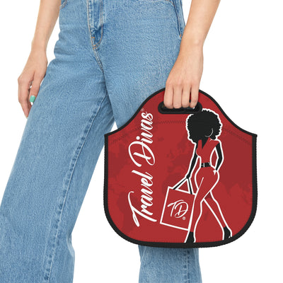 Travel Divas Logo Neoprene Lunch Bag