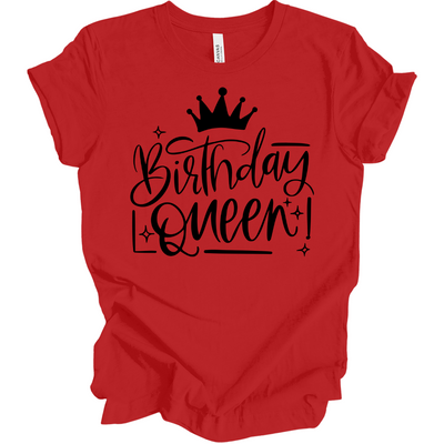 Birthday Queen Script T-Shirt