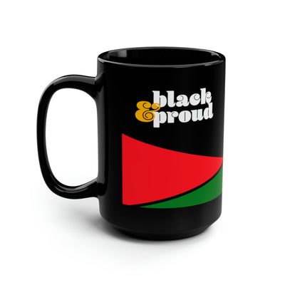 Black & Proud Coffee Mug - Black