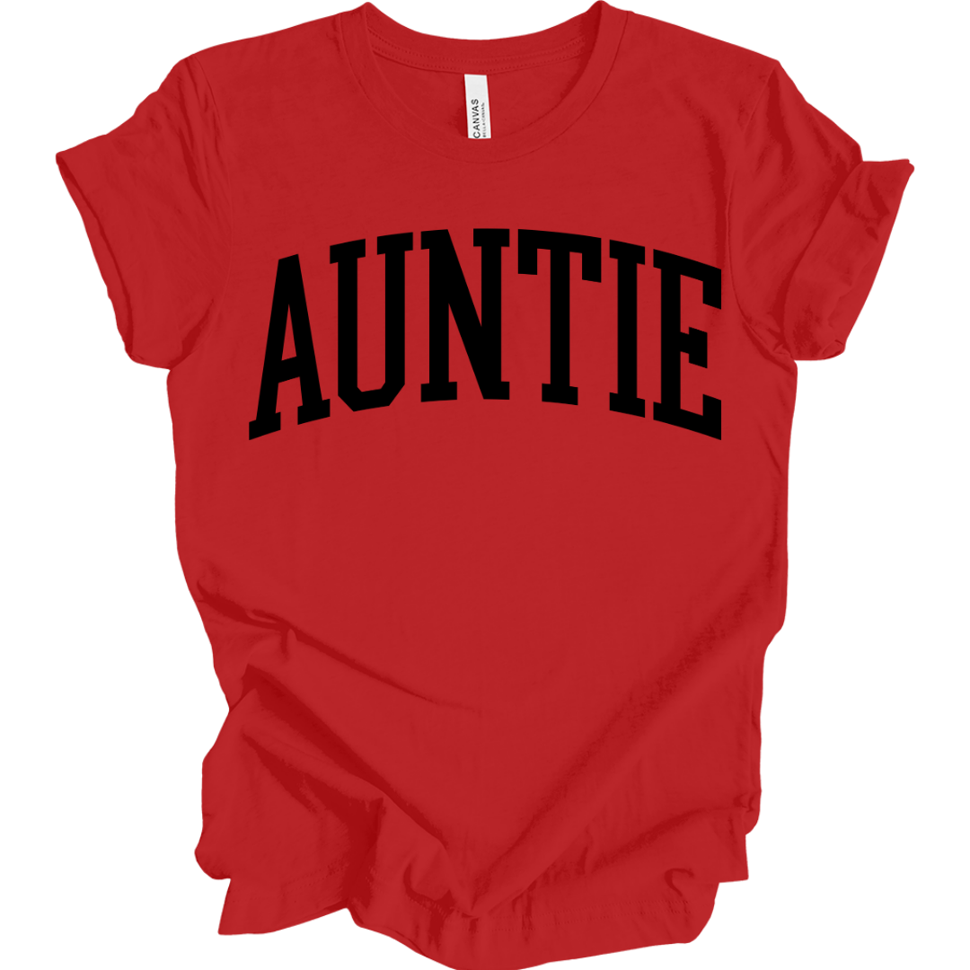 The Auntie T-Shirt - (Black Print Edition)