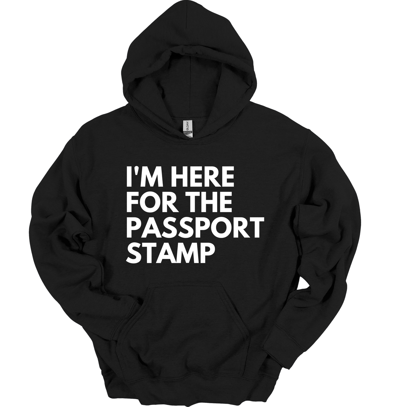 I’m Here for the Passport Stamp Hoodie