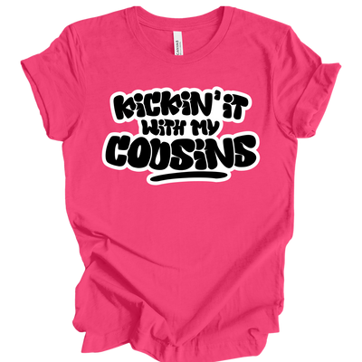 Kickin’ It With My Cousins T-Shirt (Black Print Edition)