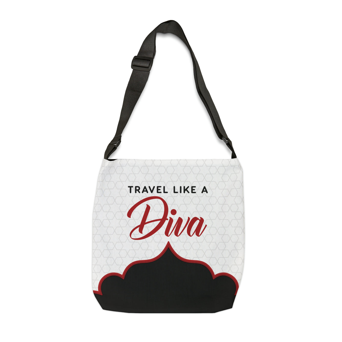 Travel Like a Diva Adjustable Large Crossbody/Tote Bag