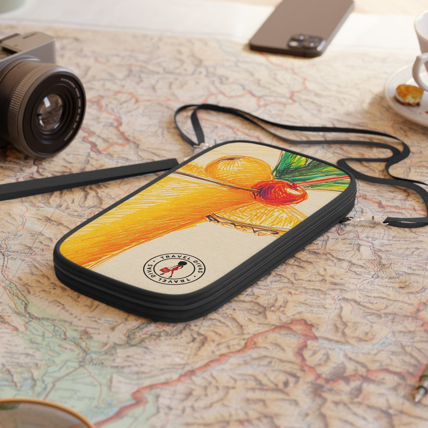 Tropical Drinks Passport Wallet