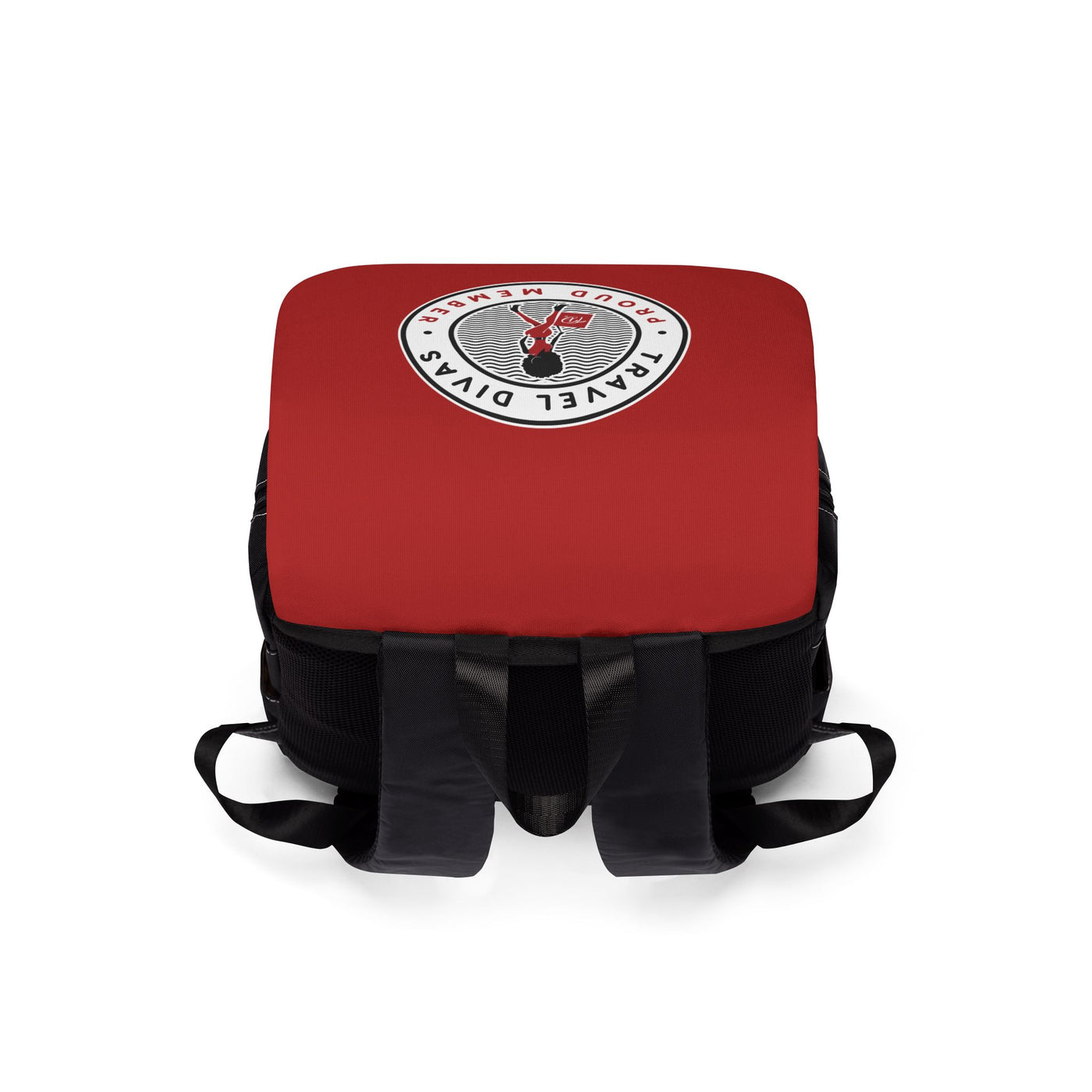 Proud Member Casual Shoulder Backpack - Red