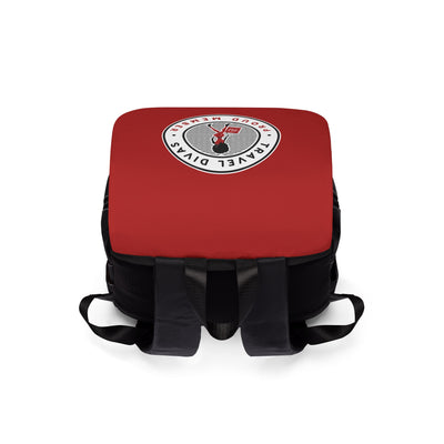 Proud Member Casual Shoulder Backpack - Red