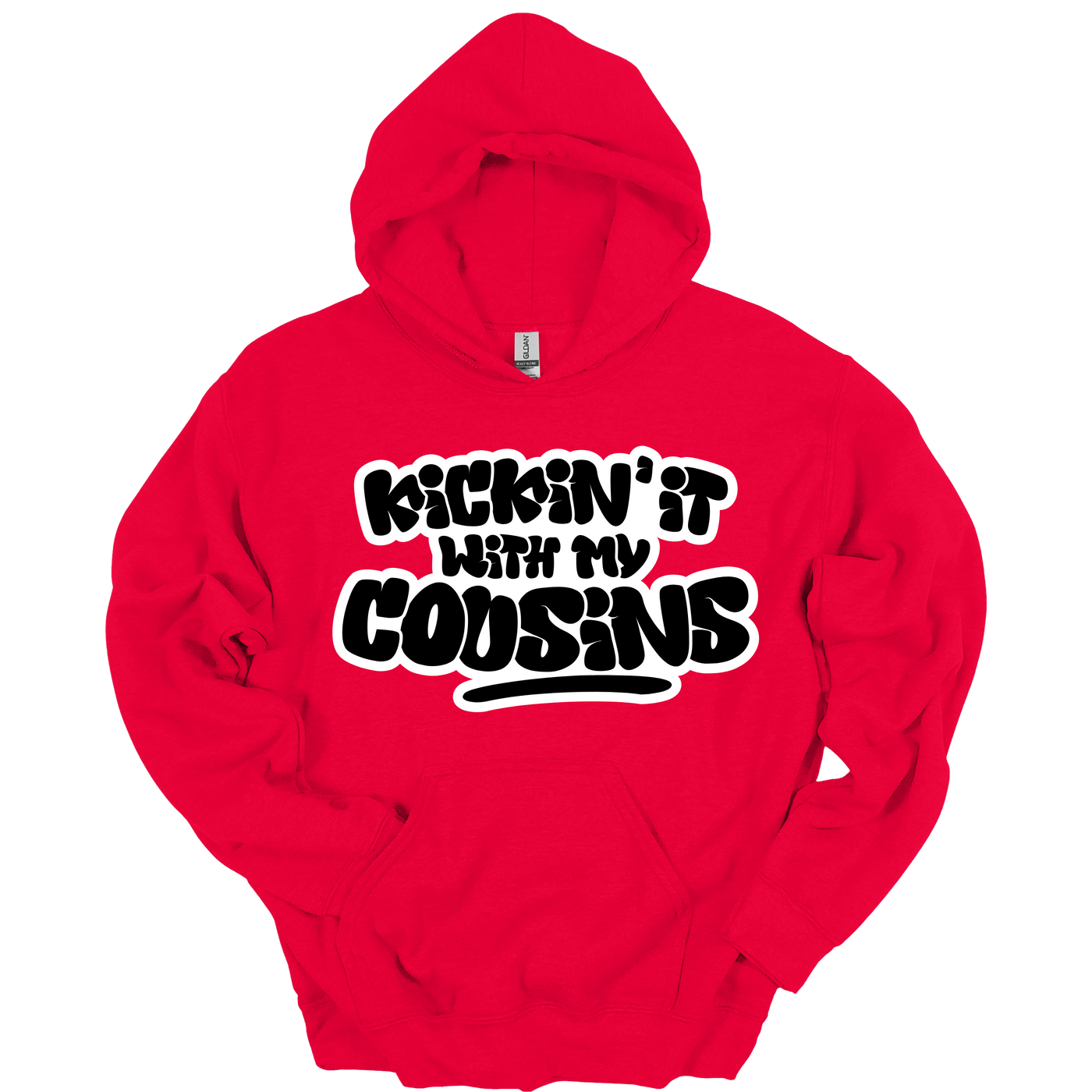 Kickin’ It With My Cousins Hoodie (Black Print Edition)