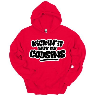 Kickin’ It With My Cousins Hoodie (Black Print Edition)