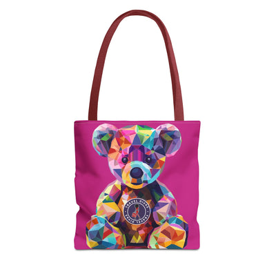 Diva Bear Pink Tote Bag (AOP)