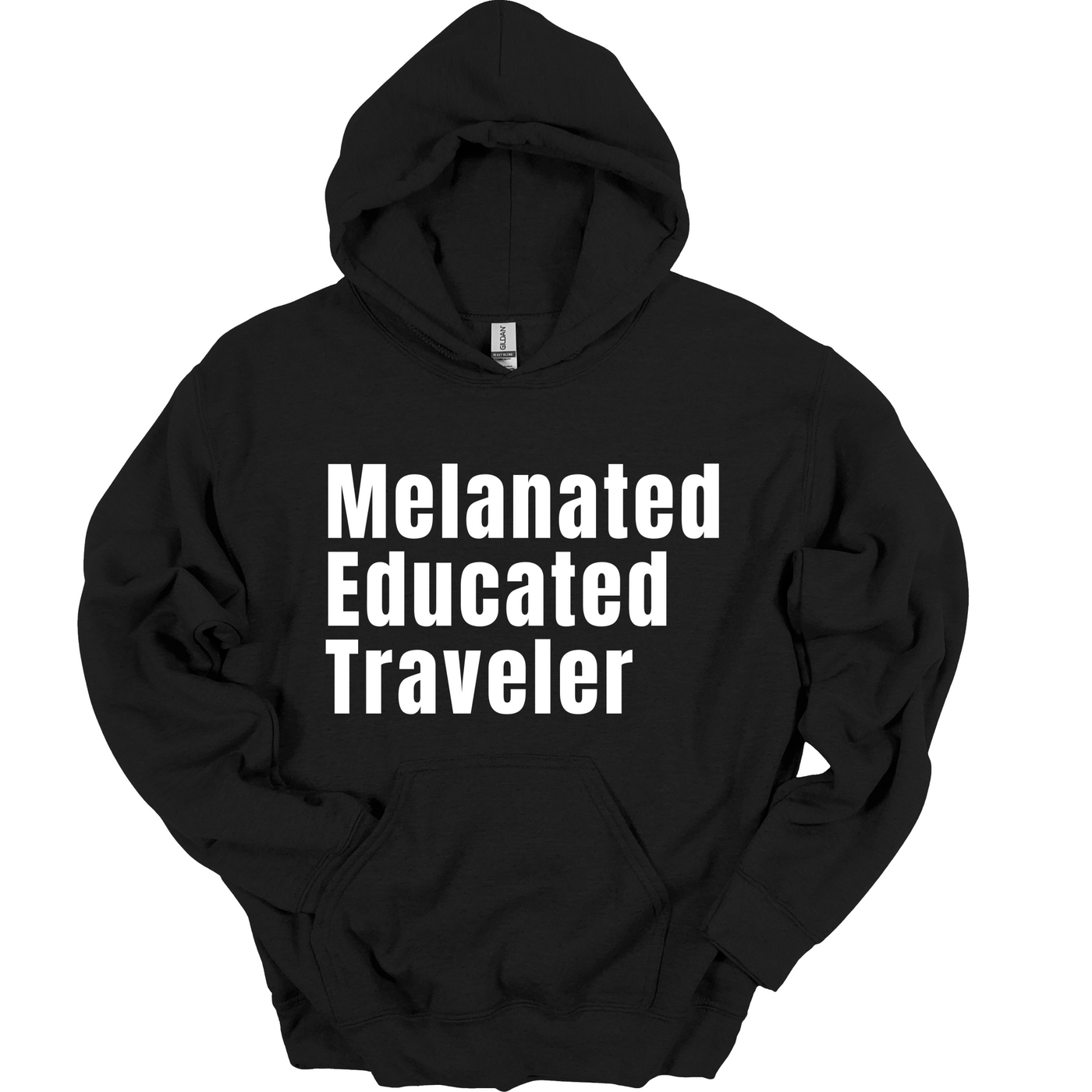 Melanated Educated Traveler Hoodie