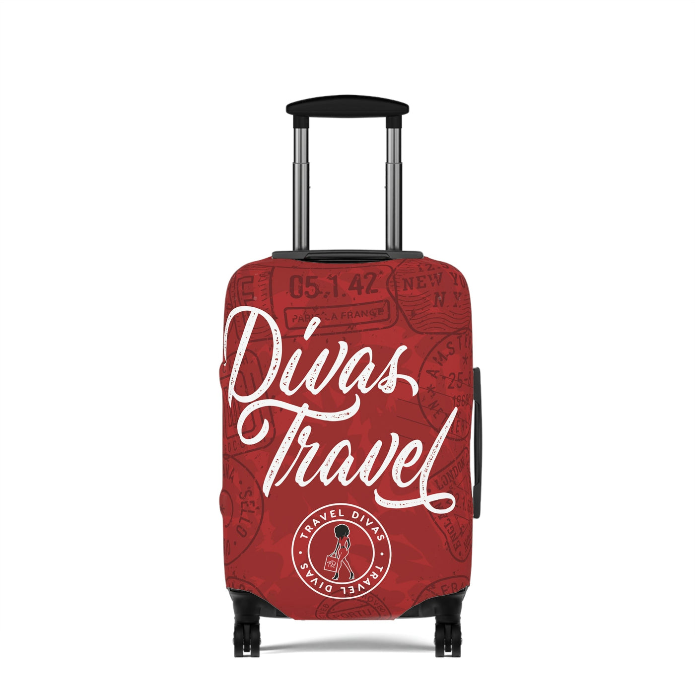 Divas Travel Luggage Cover - RED
