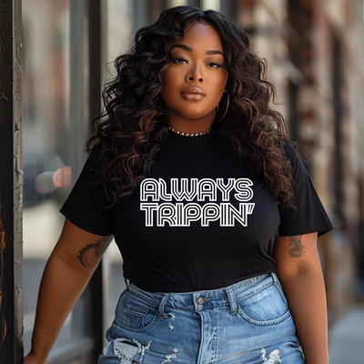 always-tripping-black-tshirt