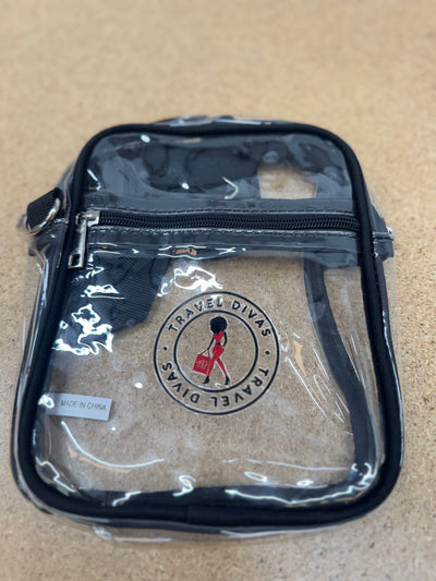 Travel Divas Clear Crossbody Bag
