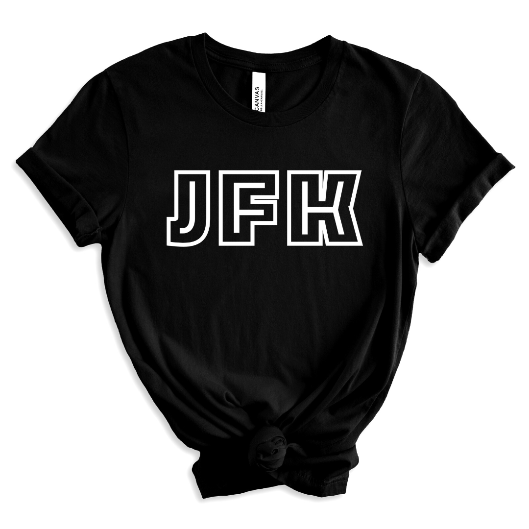 JFK Airport Code Uni Shirt Travel Divas Online Store jfk-airport-code-uni-shirt-travel-divas-online-store