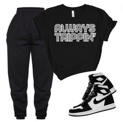 always-tripping-black-tshirt