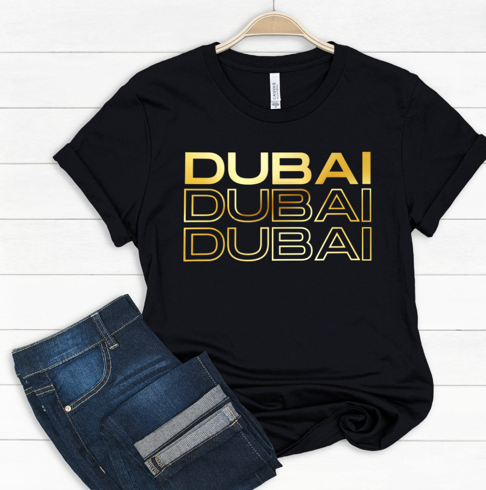 Gold Dubai Unisex T-Shirt