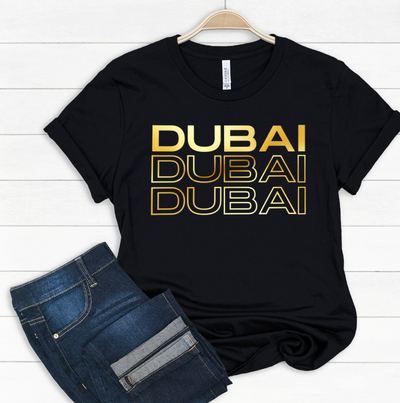 Gold Dubai Unisex T-Shirt