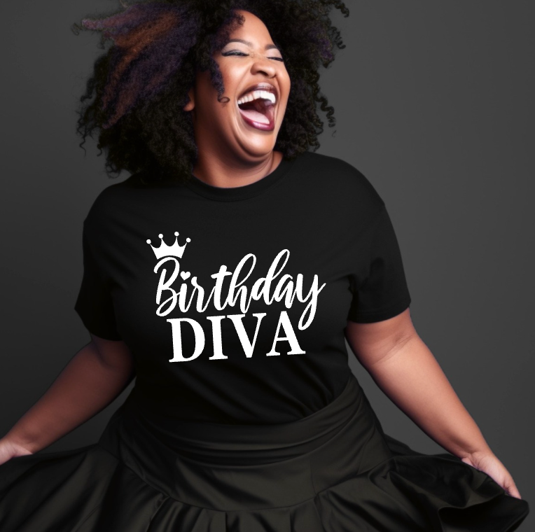 Birthday Diva T-shirt