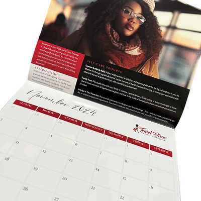 2024 Affirmations and Self-Care Prompts Wall Calendar