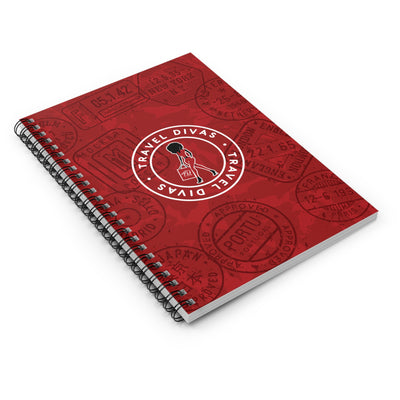 Passport Stamps Notebook - Ruled Line