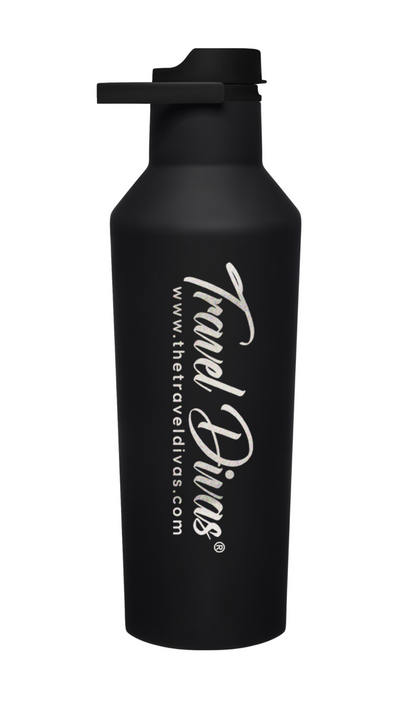 Travel Divas Corkcicle Series A Sport Canteen - Black Matte