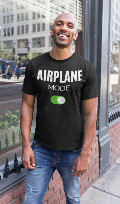 Airplane Mode On Unisex Black Edition